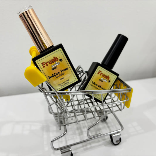Bundle Rubber Base + Ultra Glossy Top Coat