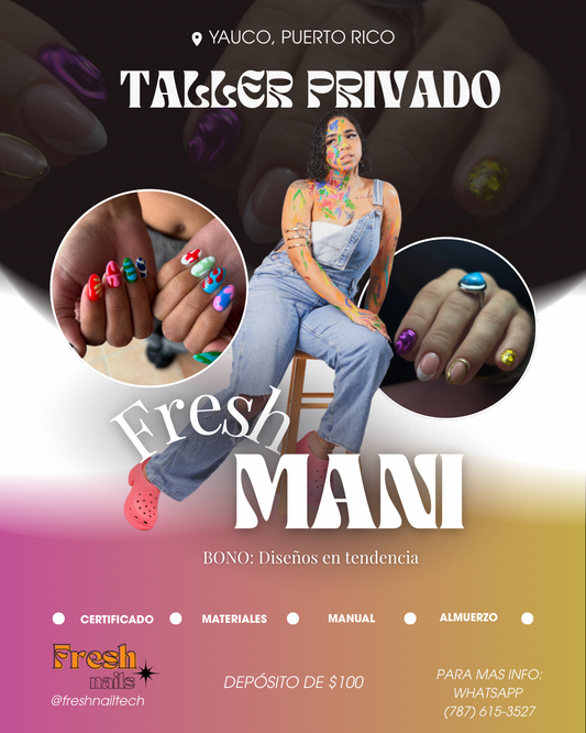 Taller Privado PRESENCIAL 1:1 Manicura Rusa